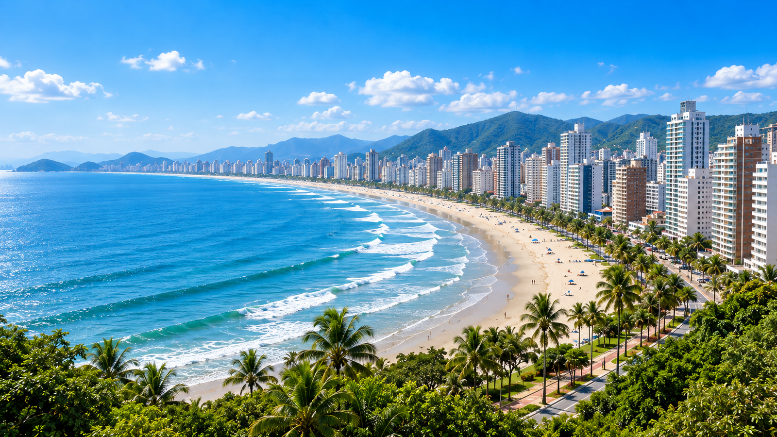 Praia Grande no Litoral de São Paulo para comparação de planos de saúde
