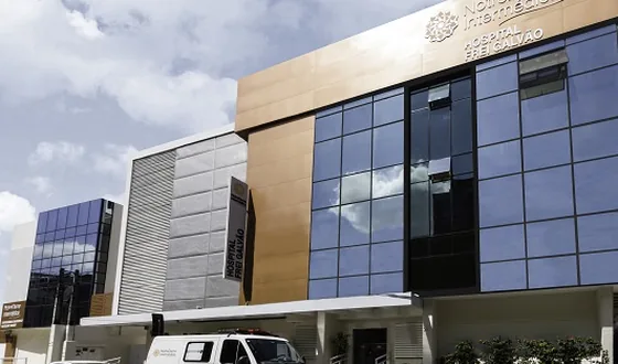 Fachada do Hospital Frei Galvão em Santos